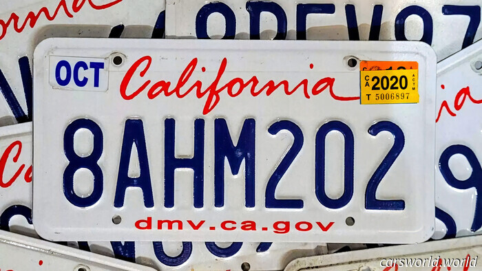 California Se Está Quedando Sin Números De Matrícula Más Rápido De Lo Que Pensaba, Pero Hay Una Solución | Carscoops